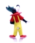 Preview: Fix und Foxi Figur "Lupo" mit gelber Latzhose von Heimo